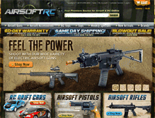 Tablet Screenshot of airsoftrc.com